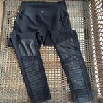Alo Yoga  Black High-Waist Moto Legging Photo 4