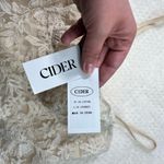 Cider  Cream Ivory Lace Balconette Cropped Tank Top Blouse NWT New Large L Party Photo 3