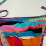 Farm Rio  Bikini Bottoms Size Extra Small String Tie NEW Beach Tropical Abstract Photo 6