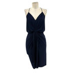 MISA Los Angeles Domino Navy Blue Ruched Sleeveless Mini Dress Size XS Photo 2