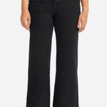 Everlane Black The Wide Leg Jean Size 25 Ankle Button Fly Photo 1