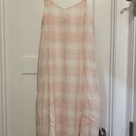 Old Navy New Red White Plaid Sleeveless Spaghetti Straps Dress Size Large Summer Photo 1