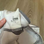 Zyia  Active Luxe Strappy Bra Grey Sports Athletic Photo 6