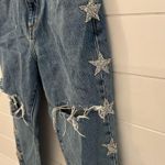 CARMAR ALEXANDER EZRA RHINESTONE STAR JEAN Blue Size 25 Photo 3