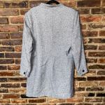 Larry Levine  Vintage Black White Tweed 2-Button Long Blazer Jacket Women's 14 Photo 6