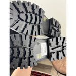 Maje NWT  White Leather Platform Loafers Chunky Lug Sole Women's Shoes Size 40 Photo 4