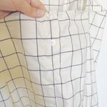 Urban Renewal Dress Women’s Small Cream Plaid Shift Preppy Minimalist Clean Girl Photo 4