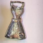 Pink Leopard Print Vintage Boho Dress Brooch Photo 3