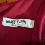 Grace Karin wine dress XL wedding guest bridesmaid twirly Photo 1