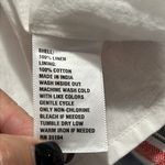 Crown & Ivy  PM sleeveless tiered midi dress square neck lined striped patriotic Photo 7