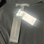 Banana Republic Dress Sz XS Elegant Black Wrap Flowy V-Neck Closet Staple Photo 5