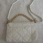 Forever 21 Elegant White Quilted Shoulder Bag Photo 4