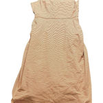 Pact NWT  Shell Stripe Jolene Tie-Back Dress Orange Womens Size Large Photo 0