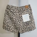 Ymi  Jeans High Rise Shorts Tan Leopard Size 1 / 25 Photo 1