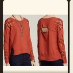 Free People  Outer Sunset Grandpa Jersey Sweater Top Nwot boho winter $98 casual Photo 1