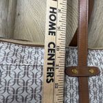 Fossil  Felicity Tote Signature Bag Brown Beige Leather Trim Carryall Shopper Photo 13