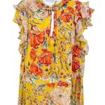 Anthropologie Dolan Left Coast Floral Print Ellory Dress 100% Silk Midi Flowy Photo 5