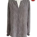 Monday Fun Purple Ivory Amiyah Stitch Fix Floral Blouse Women Medium NWT | 70 Photo 0