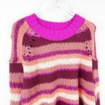 Free People NWT  Devon Striped Sweater M Photo 4