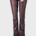 Decree  metallic Jeans Mid/regular rise. Gold. Size 3 Photo 0