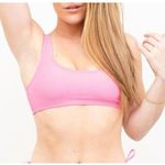 frankie's bikinis Cherub Connor Ribbed Scoop Bikini Top Pink S Photo 0