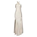 BIRDIE GREY Stephanie Bridesmaid Dress, Matte Champagne, Small Photo 9