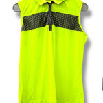 Slazenger  Neon Yellow Gray Golf Set‎ Women’s Size Medium Sleeveless Polo Skort Photo 0