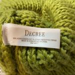 Decree  Green Knit Crochet Beanie Winter Hat Cap Photo 3
