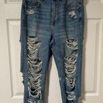 American Eagle Ripped Stretch Mom Jeans Photo 0