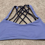 Lululemon  Free To Be Wild Bra - Black size 10 no pads purple Photo 0