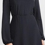Theory Crewneck Dress in Polka Dot Crepe Photo 0