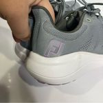 FootJoy  women’s flex spikeless golf‎ shoes sneakers size 8 gray white lace up Photo 6