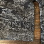 Gymshark Camo Long Sleeve Crop Top Workout Shirt Black Gray Medium Photo 2