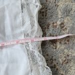 Vintage Ruffle Lace Slip Skirt White Size undefined Photo 2