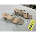 Womans NWOT Idifu Strappy Slipon Slide Sandals 8 Pink Block Heel Open Toe Photo 1