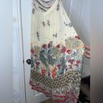 Free People Bali Birds Of Paradise Jumpsuit in Ivory Combo Palazzo PantNWT Sz XL Photo 6