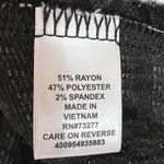 Elle Gray & White Houndstooth Knit Peplum Top Size Small Photo 9