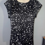 Les Serein black and white short sleeve top shirt blouse NWT woman’s small Photo 0