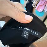 Nik And Nash  Black Long Sleeve Shift Dress Photo 2