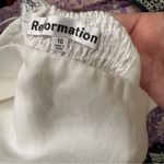 Reformation Frankie Linen Knee Length Dress Photo 5