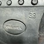Diesel  black leather distressed pull on engineer boots size 38 Photo 8