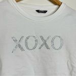 XOXO Oversized Cropped Sweatshirt Size Medium Loungewear Soft Inside Photo 1