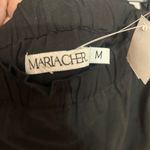 NWT MARIA CHER Coral Maxi Skirt BLACK Size Medium Photo 7