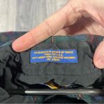 Pendleton Plaid Green and Red Women’s Shirt; Large Long Photo 5