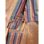 LorenZino 100% Linen Blazer Jacket Yellow Casual Summer Mens Size Large 3 Button Photo 4