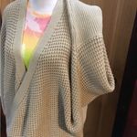 SheIn Women'sDeep V-Neck Wrap Sweater Long Sleeve Front Cross Loose Knitted Pullover Photo 1