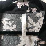 Spiritual Gangster Spiritual Ganster White, Grey and Black Floral Kimono Tie Robe / Swim Cover OS Photo 2