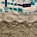 Kirra Women’s Patterned Lace Tank Top Blue/Green/purple Size L Photo 4