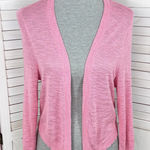 Torrid  Slub Knit 3/4 Sleeve Cropped Shrug Cardigan Pink Large Photo 0