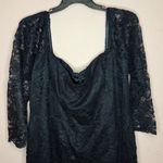 City Chic  Lace Athena Dress - Navy. XL (22) Photo 3
